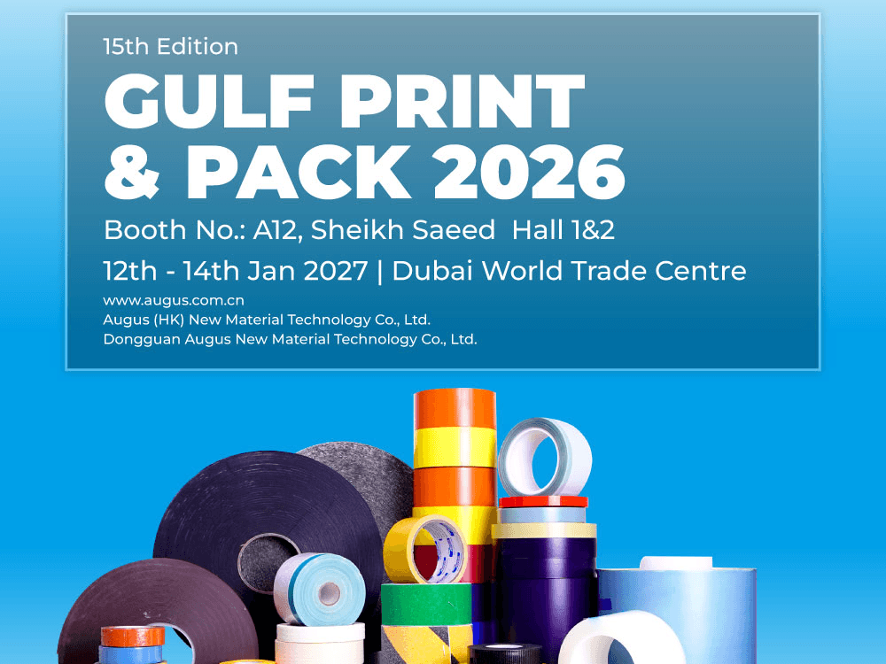 Augus to Showcase Premium PVC & Insulation Tapes at Gulf Print & Pack 2026 in Dubai